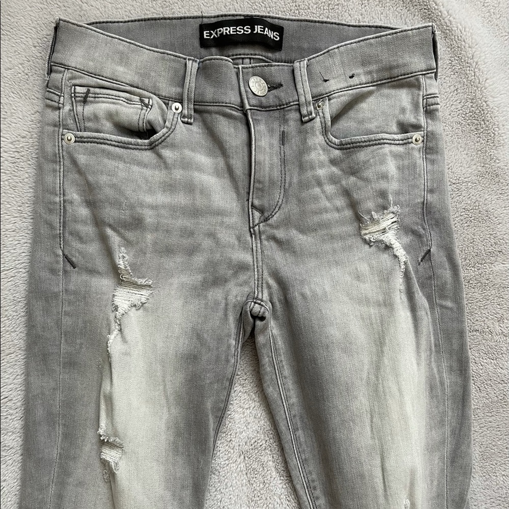 Express mid rise jeans